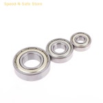 2 Pcs 비자성 녹 방지 등급 볼 링 6200 6201 6202 6203 6204 6205 6206 2Z 304 스테인레스 스틸로 제작 6200 2Z : 슬룸웨어