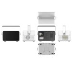 고품질 휴대용 파워 뱅크 200W 110V 에너지 저장 야외 가정용 발전소 태양광 패널 : 네벨리아