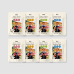 강형욱X 퍼피즈 해남 고구마 골든츄, 수제 간식 더블스타터세트, 75g, 8개 : PPZ