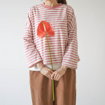 소로 스트라이프 티셔츠 데일리 베이직 면100% 3컬러 : 이야기가 있는 풍경