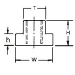 샤르 5 / 8 T 슬롯 너트 202 5개 DS-UI [ 1 -13 스레드 DS-85 1/2 -13 Thread x 9/16 T : 스스가.