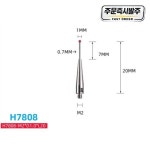 1pcs H0034 M2 터치 프로브 CMM 팁 스틸 스타일러스 볼 게이지 헤드 액세서리 H7805 : Daon다온3