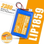 2380mAh PS3 컨트롤러 배터리 LIP1359 소니 플레이스테이션 듀얼쇼크 블루투스 : 스마트  유통