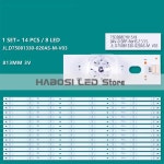 새로운 14개/키트 LED 스트립 75인치 TV용 75T82 LU75C51 75UF2500 75UGX3550 75UG6550G JL D75081330 020AS M V03 375P : 유진상사14