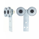 구로캐스터  항가차 C형 강용 로라 2륜 판넬 행거도어 레일바퀴 항가로라 공장 슬라이딩도어 : 구로캐스터