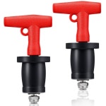 보트, 플러그 요트용 배수 해양 2개, 구멍 스테인리스 aceorbit t-핸들 (52-64) 보트 스틸 38-44 : 글로베라02