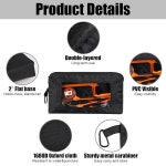 ceset 피스 소형 공구 파우치 옥스포드 지퍼 백 투명 창 다용도 튼튼한 방수 유틸리티 정리 및 보관용 F7785 멀티컬러. : 퍼스트클래스20