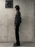 산263-1 슬링백 Leather Sling Bag - Black : 찬스클로딩