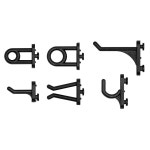 S0766 복합 페그보드 30pc [도구 보관함]을 위한 Siegen 후크 구색 : 믿고아마켓b