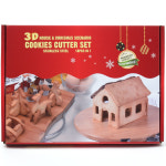 3D 입체 하우스 쿠키커터 18종세트 집모양쿠키커터 쿠키틀 과자집만들기 쿠키집만들기 쿠키커터세트 베이킹틀 스텐쿠키틀 쿠키하우스 푸쉬커터... 