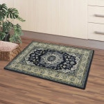 GARVEE 부분 러그 1X7 방지 주방 미끄럼 빈티지 거실 욕실 플로어 작은 침실 입구 도어 액센트 6CM 동양 전통적인 그레이 데코 보헤미안... 