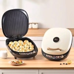 가정용 전기 베이킹 팬 양면 가열 확대 및 깊어진 프라이팬 팬케이크 기계 A 영국 : 프라임 링크