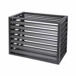 우드 편집 화이트1.5필삼면100X70X50 에어컨 원목 소형 편집 105x47x90cm 실외기커버 체크 화이트1.5필삼면100X70X50 방수 가능 대형 가능... 