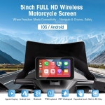 모토 안드로이드 오토 휴대용 디지털 오토바이 대시보드 GPS 내비게이션 디스플레이 화면 Motorcycle CarPlay 없음 : 프라임 링크