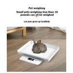 호환 CQMF-화이트 유리 표면 디지털 주방 저울-LCD 디스플레이 관리 앱 기능 포함 : 나비잠이