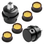A44I-2Pcs 1/2Inch 스레드 공기 압축기 소음기 발전기 용 20Mm 필터 머플러 배기 포트 H-067-1/2 : 프라임무역62