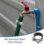 패티킬 48 51mm T 볼트 호스 클램프 2 304 라디에이터 1 89 인터쿨러 01인 17 19mm : 해직타