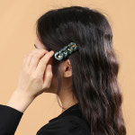 엔젤슈슈 마블링 체인 앞머리 집게핀 그린 앞머리핀 꼬임앞머리핀 체인앞머리집게핀 사슬앞머리집게핀 꼬임앞머리고정핀 사슬옆머리고정집게핀... 