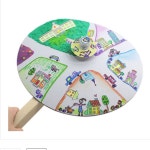 리빙트릭 창의교구 자석놀이세트 유아교구 아기장난감 자석 탐험 놀이우리동네 10인용 : 리빙트릭