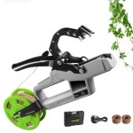 RENJJPBO 전기 플랜트 타이잉 머신, 휴대용 분기 타이 툴, 45mm 바인딩 직경, 6000 타이, USB 타입-C 충전, 스템 고정, 상업용으로... 