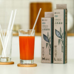 사탕수수 추출 BIO PE 스트로우 중 빨대 사탕수수빨대 빨때 일회용빨대 일자빨대 자바라빨대 주름빨대 커피빨대 주스빨대 : 오로라오피스서비스