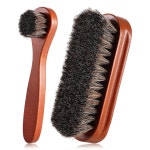 2pcs 말털 샤인 슈즈 브러시 키트 폴란드 도버 어플리케이터 청소용 가죽 신발 부츠 3 Pcs Shine Brush : 더엠제이셀렉트