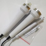 초음파 얼굴 눈 프로브 팁 플랫 마사지 헤드 1HMz 뷰티 기기 628 H3231 페이셜  스킨 케어 : Daon다온4