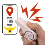 버튼 한번 가족 경찰 즉시 파악 구조요청문자 자동전송 여성 학생 학교호신용품 팅벨SOS+ : 주식회사 아인전자