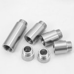 18 14 38 12 34 1 1.2 1.5 2 수나사 연장 튜브 L3-50cm 304 스테인레스 스틸 파이프 피팅 커넥터 : 제스110