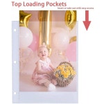 WITHYU 5x7 포토카드 슬리브 40팩 80포켓 2.5x3.5 : 바름-컴퍼니