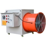 산업용 온풍기 열풍기 난로 공장 A타입 산업용히터 현장 온실 380V 휴대용 공장용 5kW 리모콘(3상전기) 송풍대 : 쇼핑메이트샵