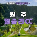 노캐디 4-5월 원주 월송리CC 1박2일 골프패키지 : 골프여행닷컴 GO매니저