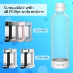 탄산수 병 ADD910WHOQ 37 1L 트윈 팩 호환 스파클링 워터 메이커 ADD4902BKOQ ADD4902WHOQ 및 ADD4901GROQ ADD4901BKOQ 37용 2팩... 