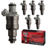 Jeep Grand Cherokee TJ 랭글러 1996 1997 1998 4.0L L6 VIN S - 812-11128 RL030778AB 연료 인젝터 6개 세트 53030778 : Atelier Opale