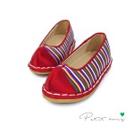 여아 오복색동 빨간코 꽃신(130, 135mm) / 유아 꼬까신 한복소품 : 쁘띠봉쿠