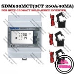 DEYE GSMPSwatt Solis Aiswei 인버터 단일 3 1 상 DIN Modbus RS485 스마트 에너지 전력계 DDSU666 : 시드컴퍼니23