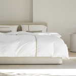 스테이모어 우디싱글헤드 하이엔드패브릭 저상형패밀리침대 평상형 SS(슈퍼싱글), 누디 : 스테이모어