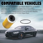 CVT 변속기 오일 필터와 호환되는 알티마 자동차 대체 필터용 클왈니 필터 및 가스켓 키트, OEM # 0440455 31726-28X0A Brown : 온슈어팜