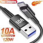 새로운 10A 120W 고속 충전 타입 원플러스 데이터 케이블 데이터 25 전송 코드 USB Bla 0 25M : 88s마켓