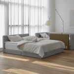 스테이모어 리틀 패밀리 하이엔드 패브릭 저상형침대 SS+LK1800(슈퍼싱글+라지킹), 멜로우 : 스테이모어