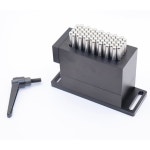 CNC 마킹 기계 FLX-S0621, 블랙용 플렉시블 픽스처 어셈블리 클로 유니버설 클램프 30x79MM SUS 스테인리스 스틸 : 모어앤이삼