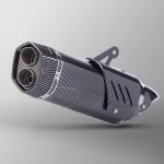 자동차머플러 S8 더블 홀 바이크 오토바이 배기 시 커버 머 슬립온 5 R25 CBR250RR GS25 400 MT03 PCX 용 : 플라이한중무역