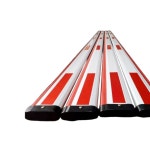 주차 차단 바 주차장 입구 차단기 바리게이트 차단바 1.Hikvision100x50팔각고무3m : 아트무지