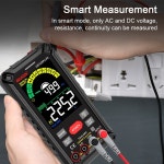 스마트 디지털 멀티미터 9999 카운트 LCD 컬러 디스플레이 AC 전압 전류 True RMS 멀티메트로 충전식 멀티테스터 GD128PLUS : 대창 대박... 