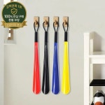 1PC 엑스트라 롱 슈 호른 블랙 플라스틱 슈 호른 스푼 모양 슈 호른 슈 리프터 유연한 슈 리프터 신발 액세서리 : 십육룡산업