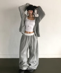 켈롯 와플 오버핏 투웨이 후드 집업 - 5color : 키시kisye