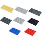 16Pcs DIY 빌딩 블록 베이스 플레이트 얇은 피규어 벽돌 6x8 8x16 도트 교육 크리 에이 티브 입자 3036 92438 장난감 : 3globalmarket