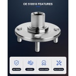 ECCPP 새로운 휠 베어링 어셈블리는 포드 포커스 00 01 02 04 06 07 08 : 건강둘레