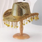 패셔너블한 서부 카우보이 모자 태슬 장식 가을 겨울 넓은 챙 파티 공연용 폴리에스터 원단 : 달콤푸딩