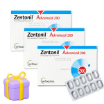 (+랜덤사은품) 베토퀴놀 젠토닐 어드밴스 간기능 보조제 30정, 3개 : 드림펫 동물병원